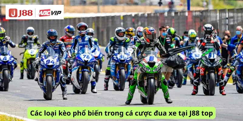 Các loại kèo phổ biến trong cá cược đua xe tại J88 top